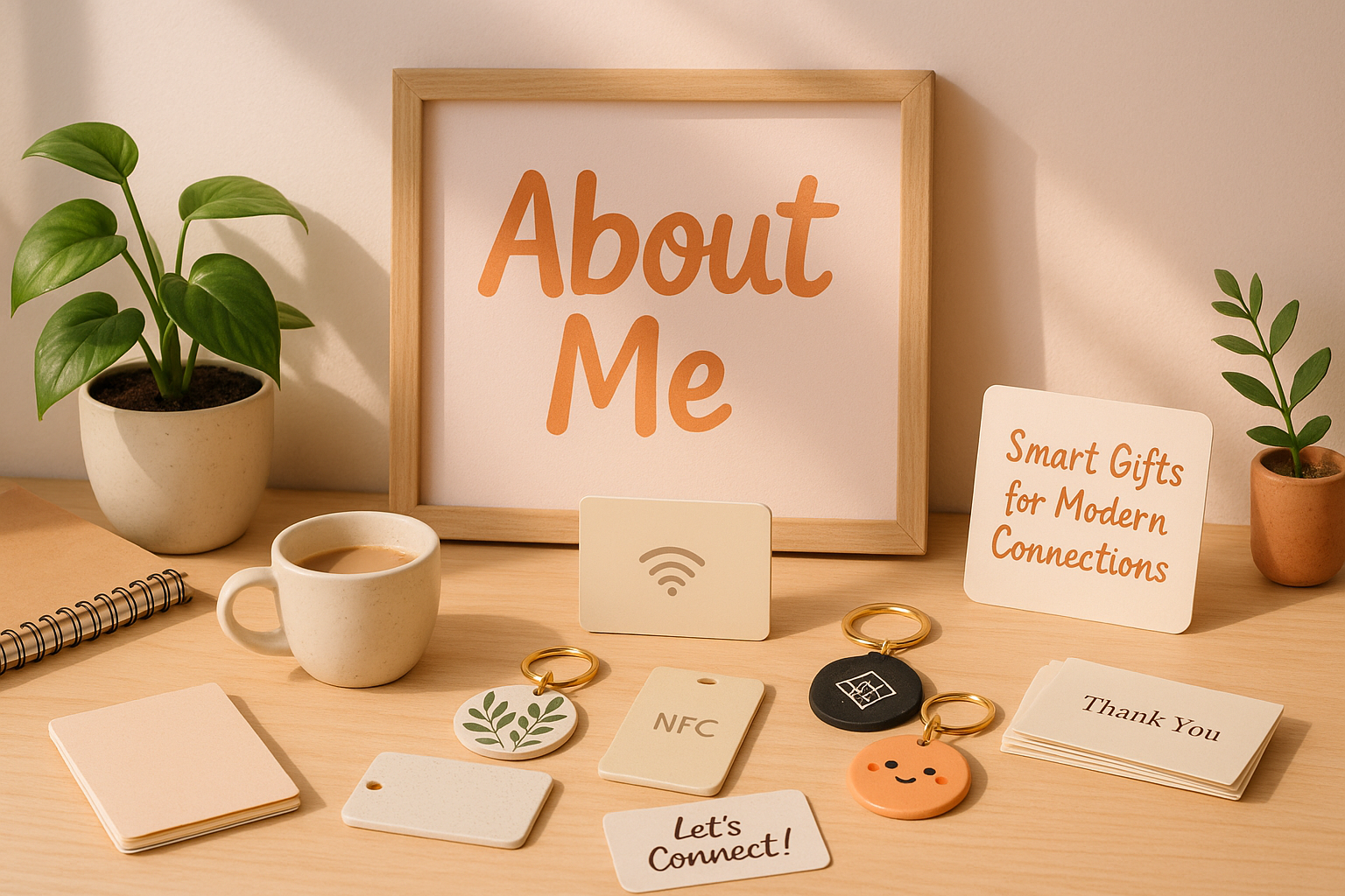NFC tag and tank you cards