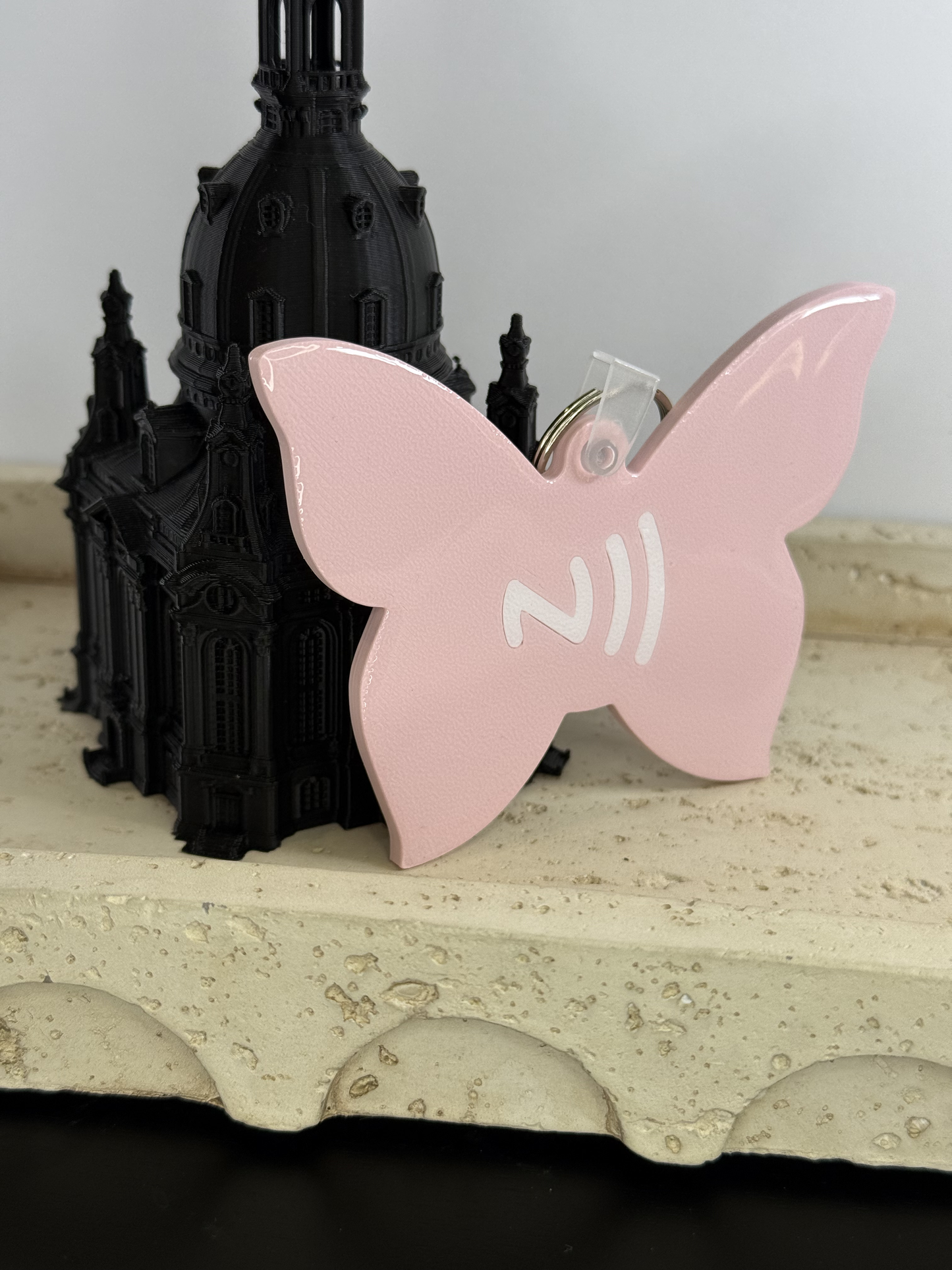 Butterfly NFC Tag – Elegant Smart Keychain for Contact Sharing