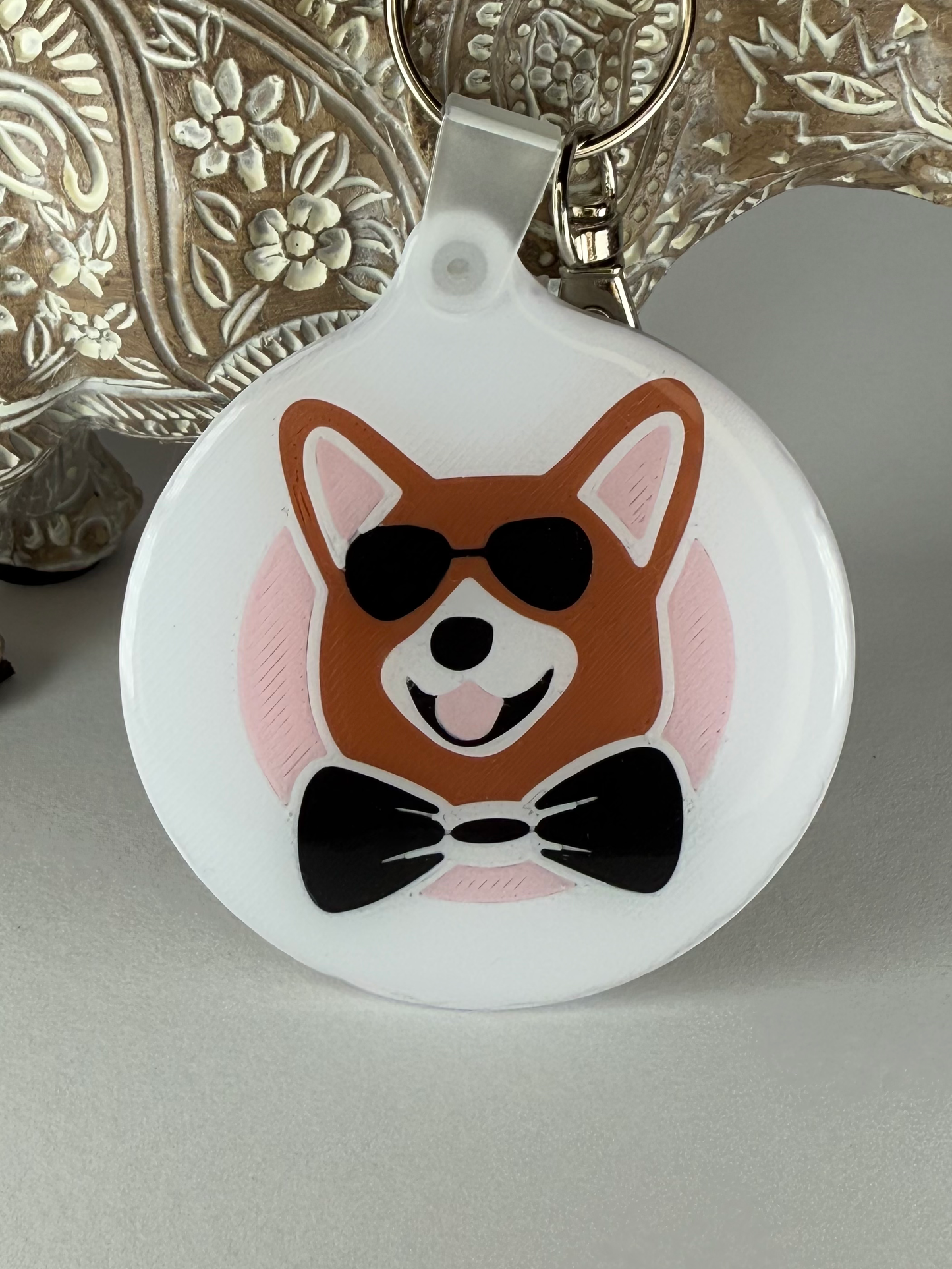 Pawfect NFC Keychain – Cute Dog Smart Tag for Contact Sharing